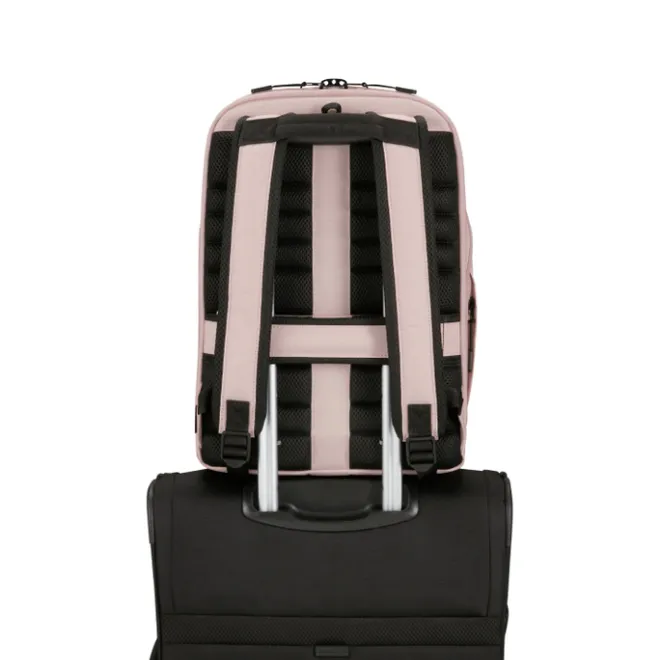 New Samsonite Stackd Biz Laptop Backpack 14.1" rose