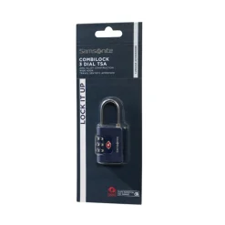 Clearance Samsonite TA Revolution Combilock 3 Dial TSA midnight blue