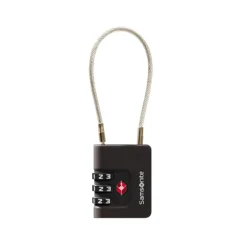 Sale Samsonite TA Revolution Cablelock 3 Dial TSA black