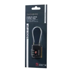 Sale Samsonite TA Revolution Cablelock 3 Dial TSA black