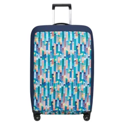 Clearance Samsonite TA Revolution Foldable Luggage Cover L city print