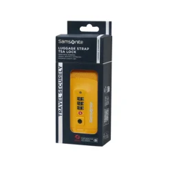 Clearance Samsonite TA Revolution Luggage Strap/TSA Lock yellow