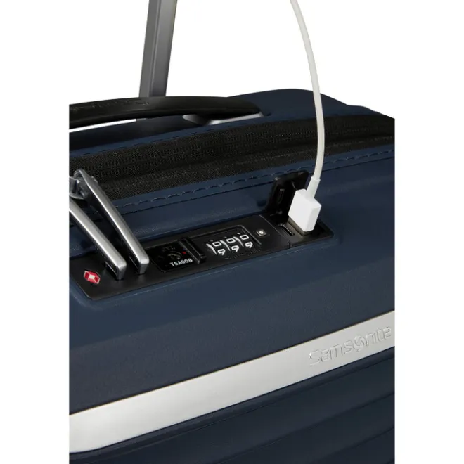 Online Samsonite Upscape Spinner 55 Expandable blue nights