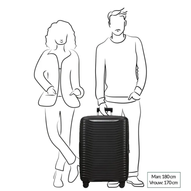 Outlet Samsonite Upscape Spinner 75 Expandable climbing ivy