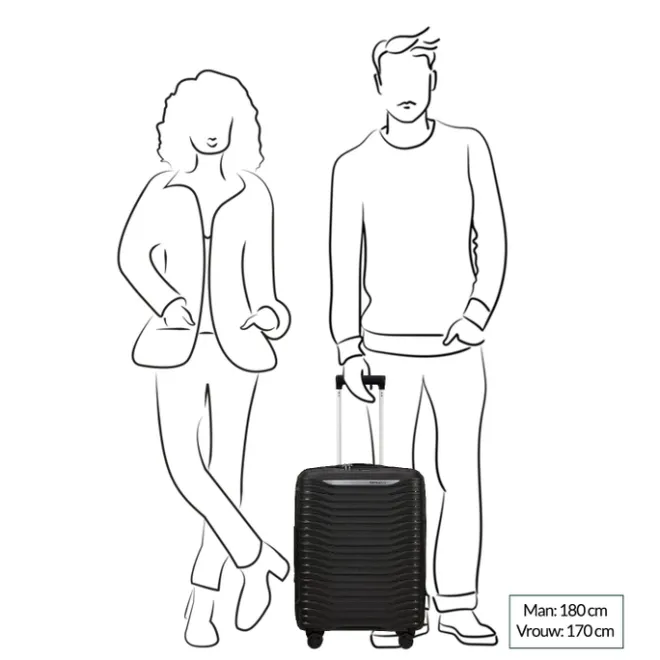 Best Samsonite Upscape Spinner 55 Expandable yellow