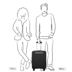 Clearance Samsonite Upscape Spinner 55 Exp Easy Access yellow