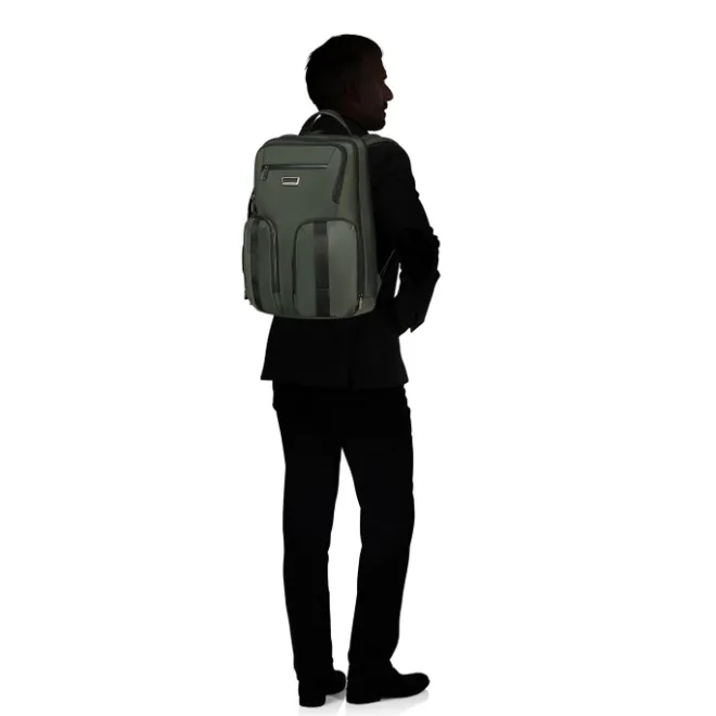 Sale Samsonite Urban-Eye Backpack 15.6" 2 Pockets green