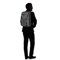 New Samsonite Urban-Eye Backpack 15.6" 2 Pockets grey/cognac