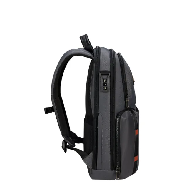 New Samsonite Urban-Eye Backpack 15.6" 2 Pockets grey/cognac