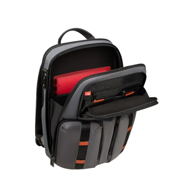 New Samsonite Urban-Eye Backpack 15.6" 2 Pockets grey/cognac