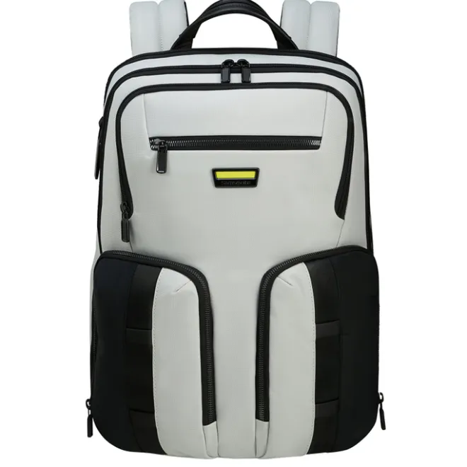 Hot Samsonite Urban-Eye Backpack 15.6" 2 Pockets light grey/lime