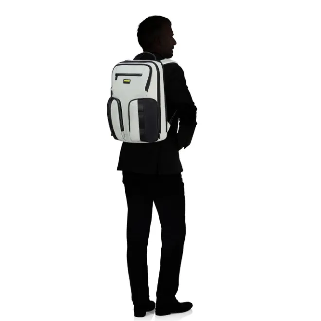 Hot Samsonite Urban-Eye Backpack 15.6" 2 Pockets light grey/lime