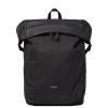 Outlet Sandqvist Alfred Backpack black with black webbing