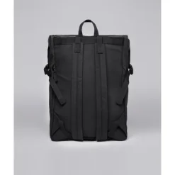 Outlet Sandqvist Alfred Backpack black with black webbing