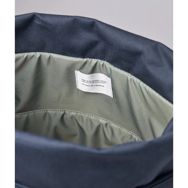 Clearance Sandqvist Alfred Backpack navy with black webbing