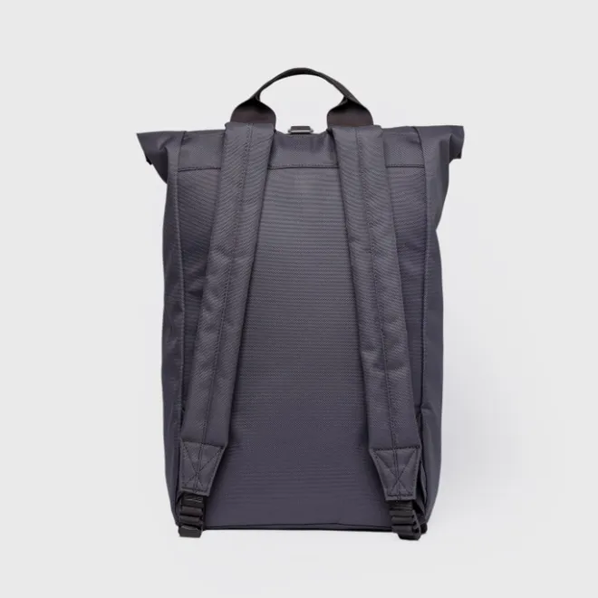 Best Sandqvist Ground Rolltop Backpack L asphalt with black webbing