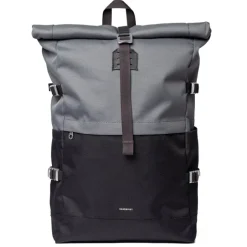 Discount Sandqvist Icon Rolltop Backpack L multi dark with black leather