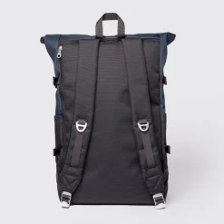 Sale Sandqvist Icon Rolltop Backpack L multi black-navy with black leather