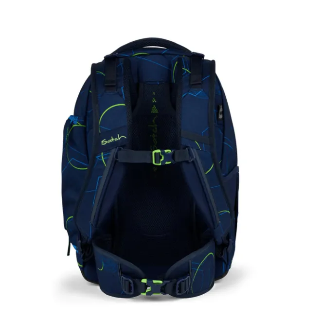 Hot Satch Match School Backpack blue tech