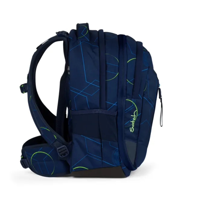 Hot Satch Match School Backpack blue tech