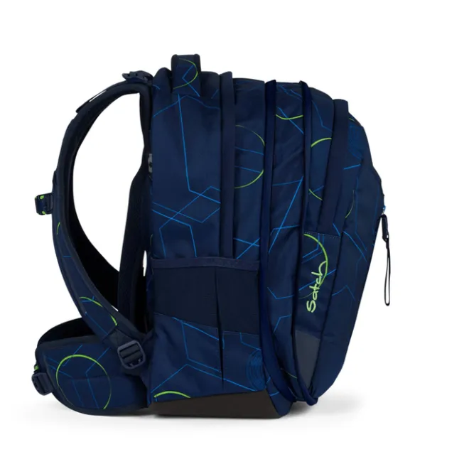 Hot Satch Match School Backpack blue tech