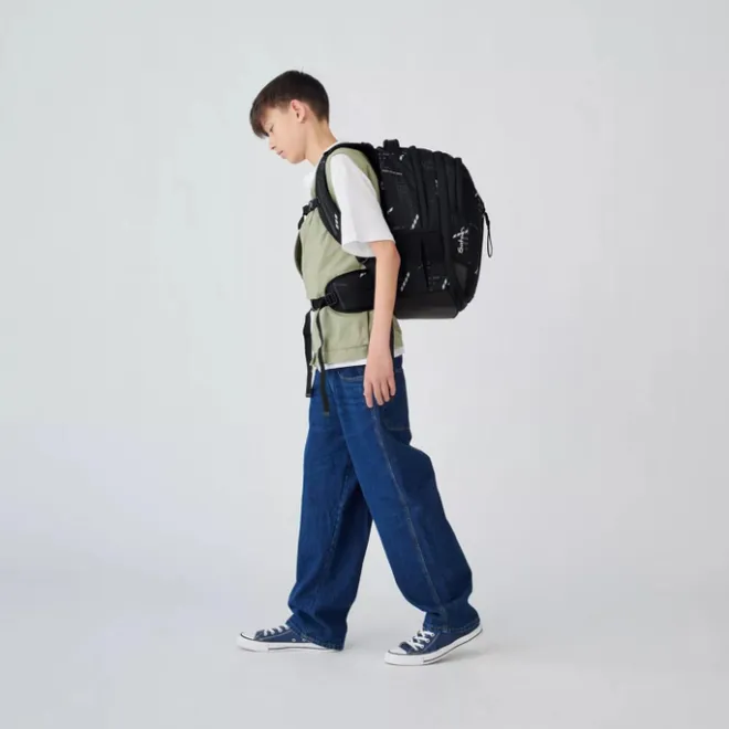 Outlet Satch Match School Backpack ninja matrix