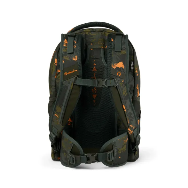 Hot Satch Pack School Backpack jurassic jungle