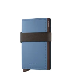 Discount Secrid Bandwallet Matte steel blue-brown