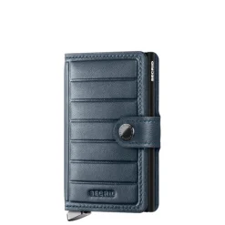 Clearance Secrid Miniwallet Emboss Lines teal