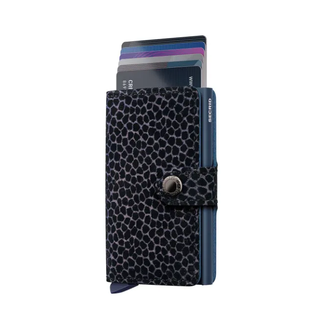 Outlet Secrid Miniwallet Giraffina blue