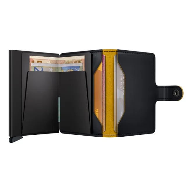Clearance Secrid Miniwallet Matte black ochre