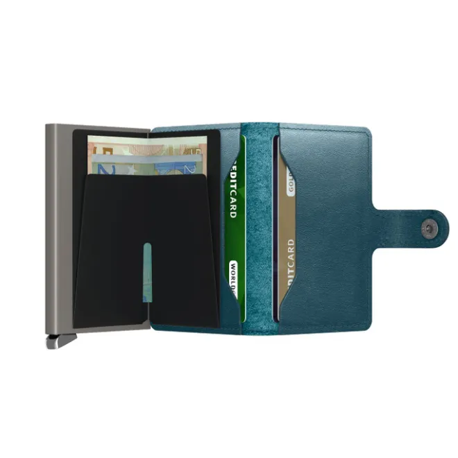 Discount Secrid Miniwallet Portemonnee Dusk teal
