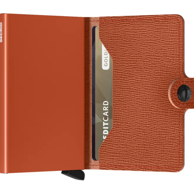 Outlet Secrid Miniwallet Portemonnee Crisple pumpkin