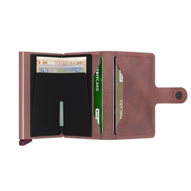 Discount Secrid Miniwallet Portemonnee Vintage mauve