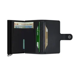 Best Secrid Miniwallet Portemonnee Emboss Lines black