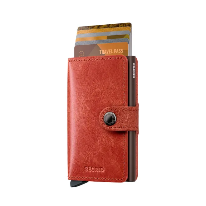 Clearance Secrid Miniwallet Vintage orange