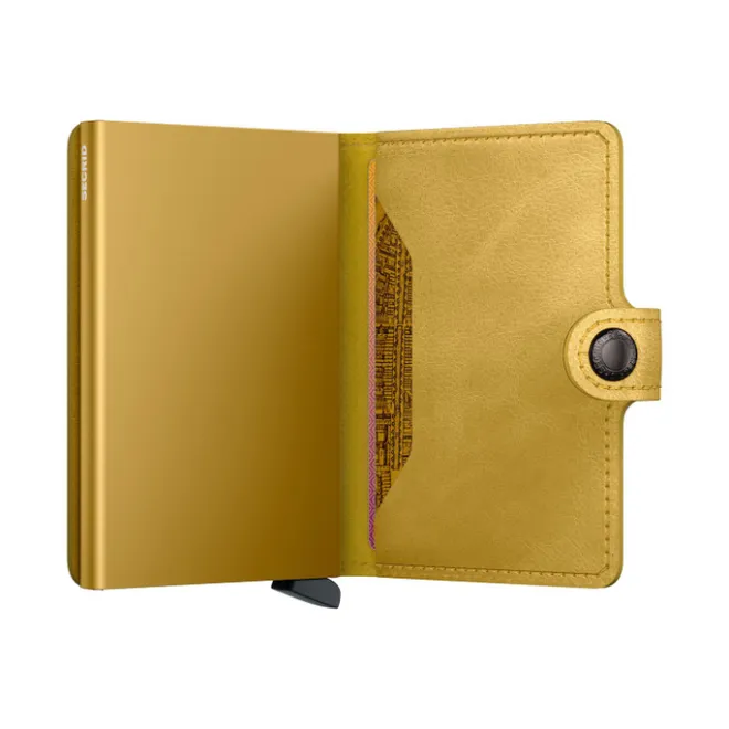 Clearance Secrid Miniwallet Vintage yellow