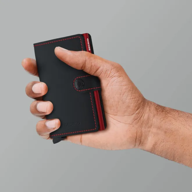 Hot Secrid Miniwallet Wallet Matte black & red