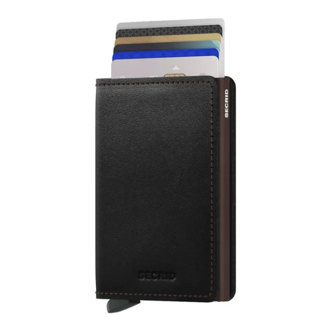 Sale Secrid Slimwallet black brown