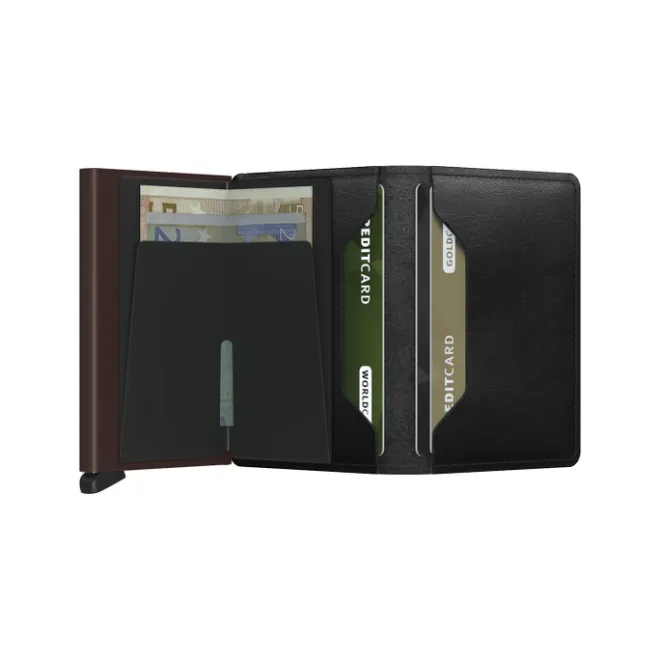 Sale Secrid Slimwallet black brown