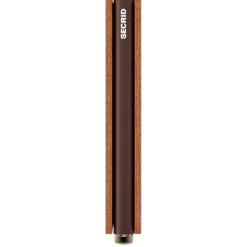 Sale Secrid Slimwallet Emboss Lines cognac