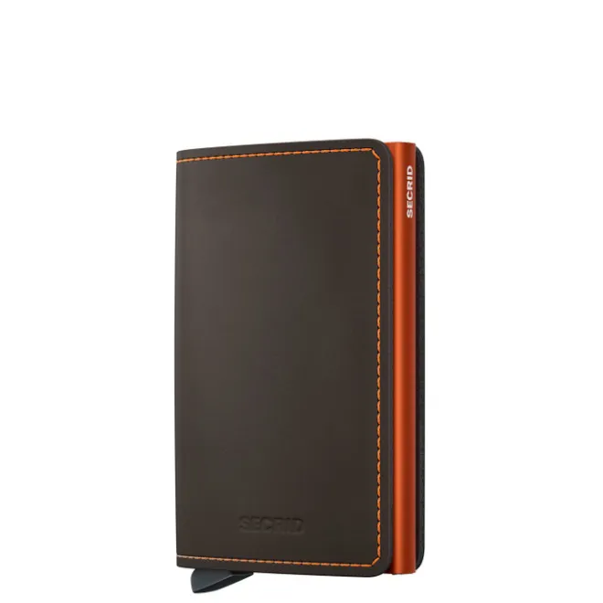 Discount Secrid Slimwallet Matte truffle orange