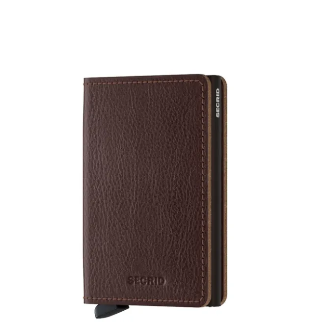 New Secrid Slimwallet Portemonnee Veg espresso-brown