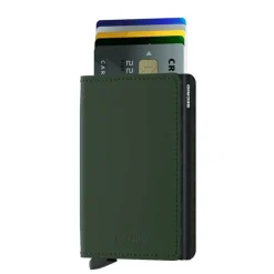 Best Secrid Slimwallet Portemonnee Matte green & black