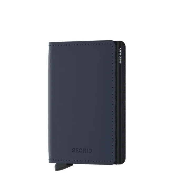 Online Secrid Slimwallet Portemonnee Matte night blue