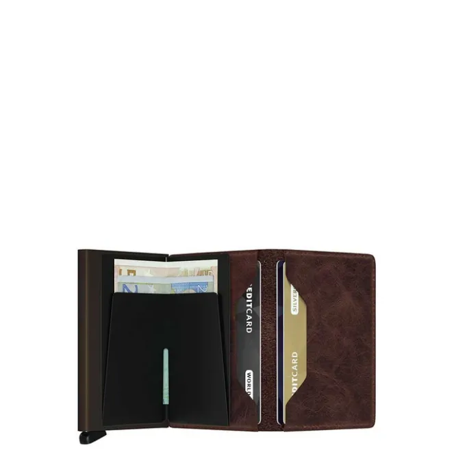 New Secrid Slimwallet Portemonnee Vintage chocolate