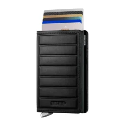 Discount Secrid Slimwallet Portemonnee Emboss Lines black