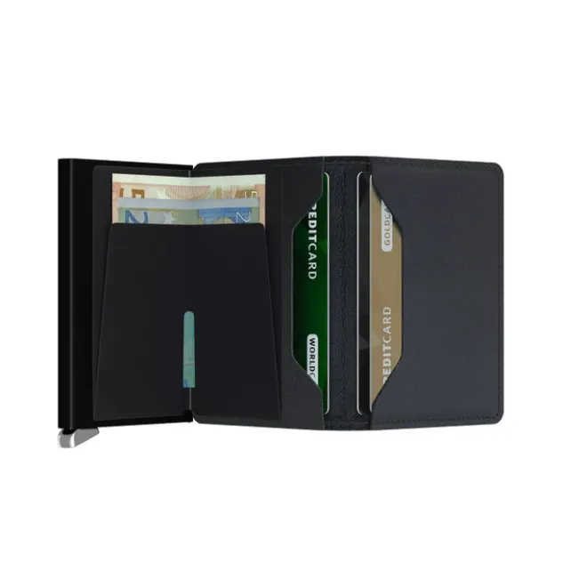 Discount Secrid Slimwallet Portemonnee Emboss Lines black