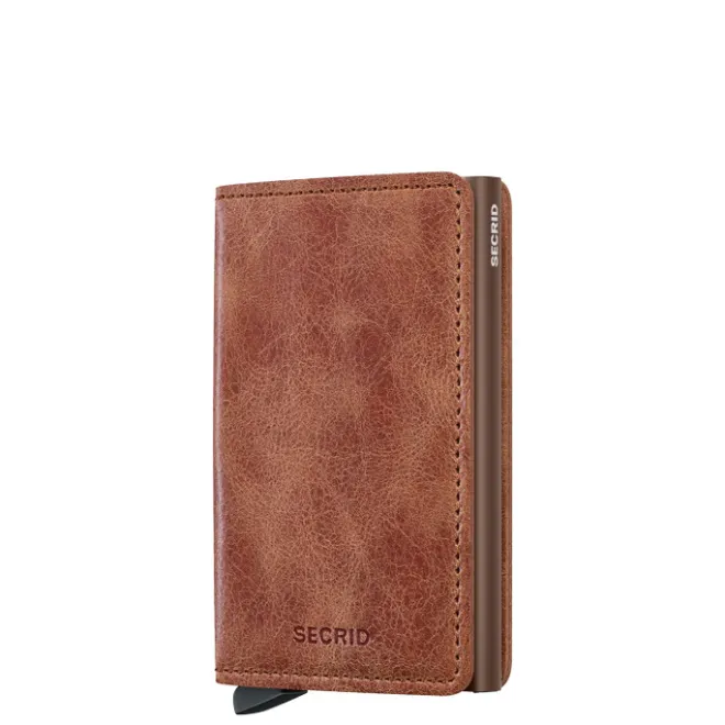 New Secrid Slimwallet Vintage cognac-brown