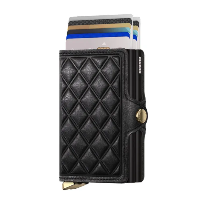Discount Secrid Twinwallet Emboss Diamond black